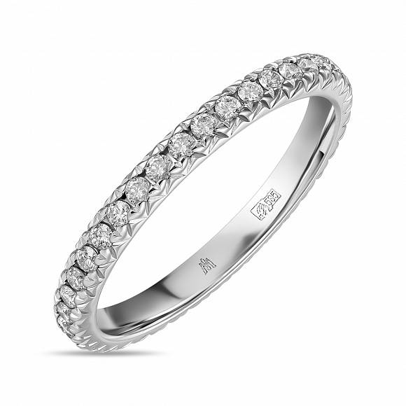 Обручальное кольцо-дорожка из золота с 40 бриллиантами (0,47 карат) R01-RMS-35681 - Фото 1