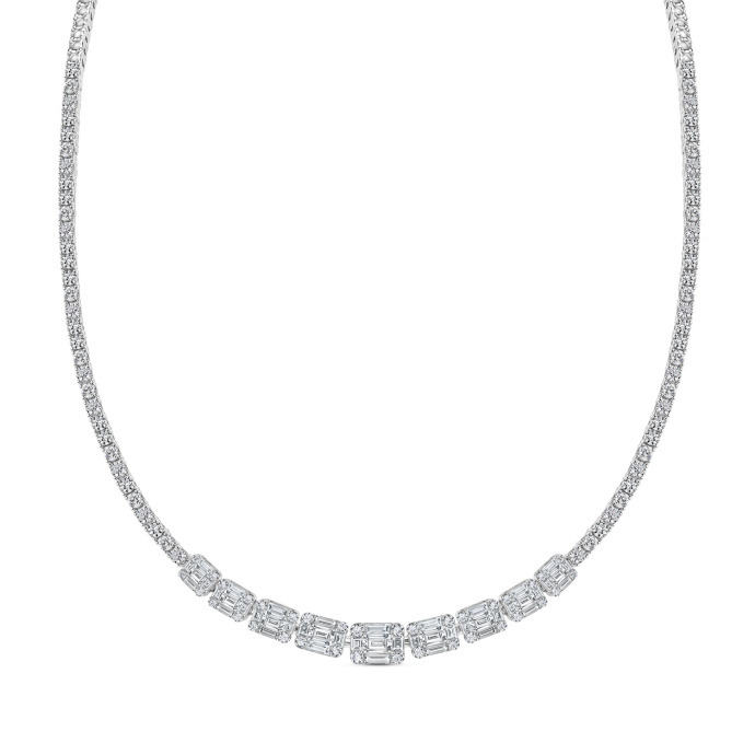 Колье с бриллиантами - фото 1