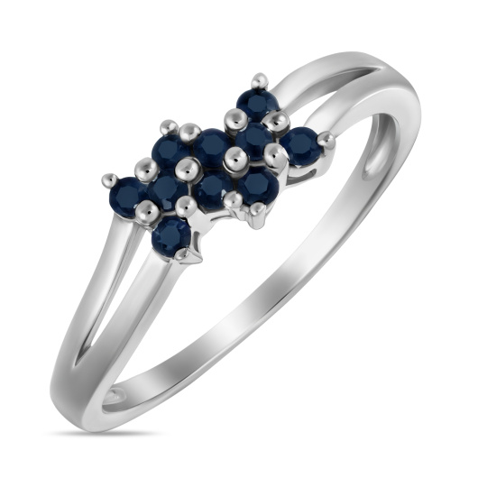 Кольцо с сапфирами