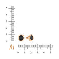 Серьги с ониксом - фото 2 Серьги с ониксом - фото 2