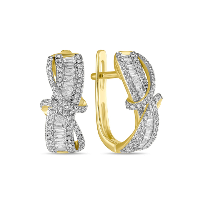 Серьги с бриллиантами - фото 1 Серьги с бриллиантами - фото 1