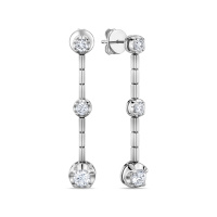 Серьги с бриллиантами - фото 1