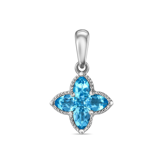 Подвеска с топазами