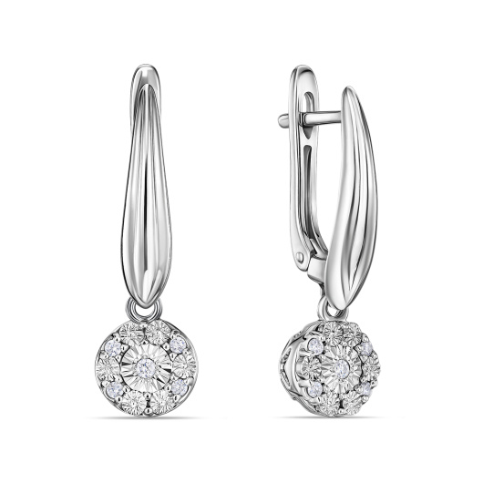 Серьги с бриллиантами