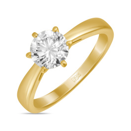 Кольцо с бриллиантом