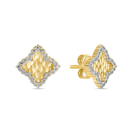 Серьги с фианитами