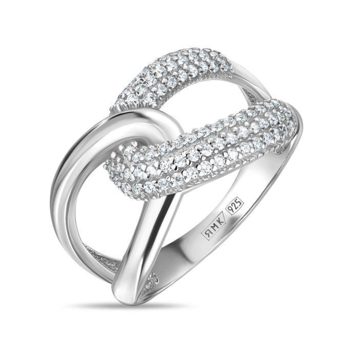 Кольцо с фианитами - фото 1 Кольцо с фианитами - фото 1