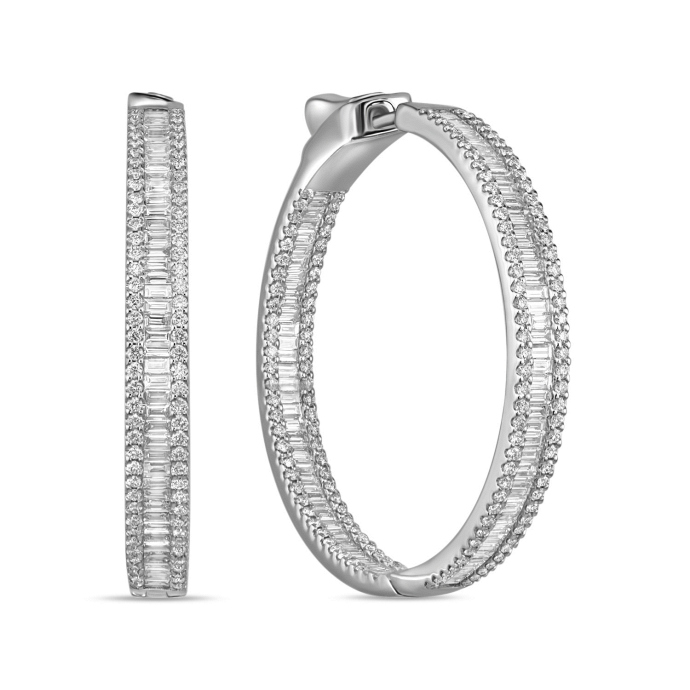 Серьги с бриллиантами - фото 1