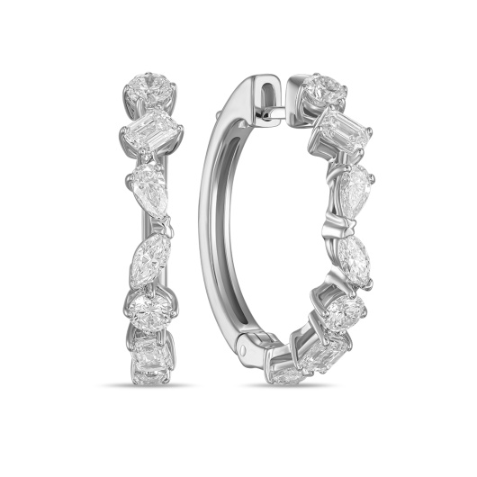 Серьги с бриллиантом