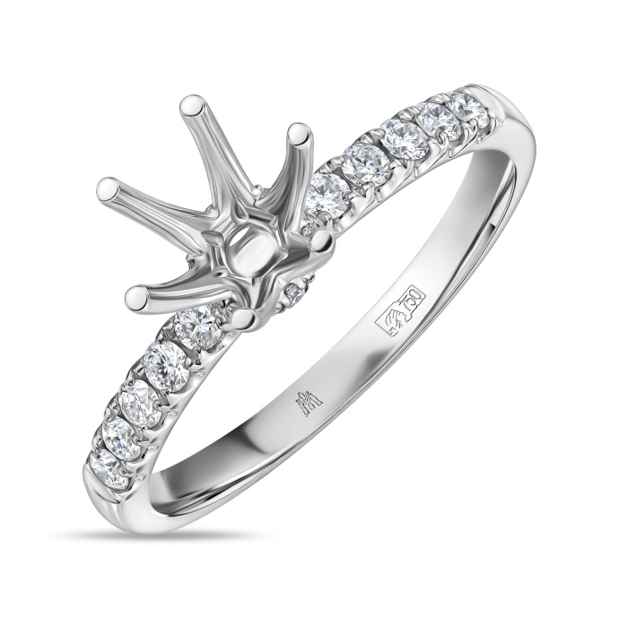 Кольцо с бриллиантами - фото 1