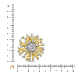 Брошь с бриллиантами