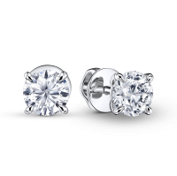 Серьги с бриллиантами - фото 1