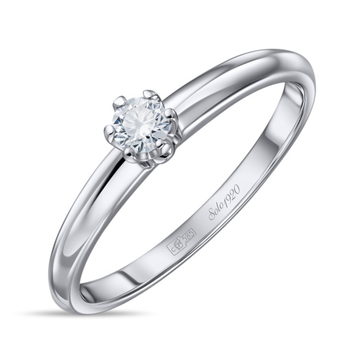 Кольцо с бриллиантом