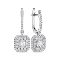 Серьги с бриллиантами - фото 1