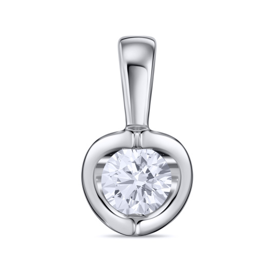 Подвеска с бриллиантом