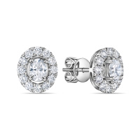 Серьги с бриллиантами - фото 1