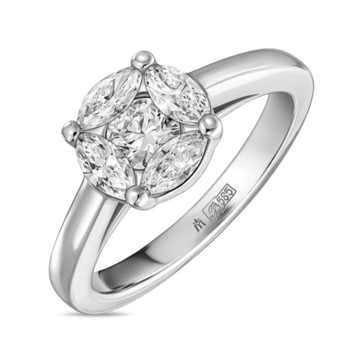 Кольцо с бриллиантом