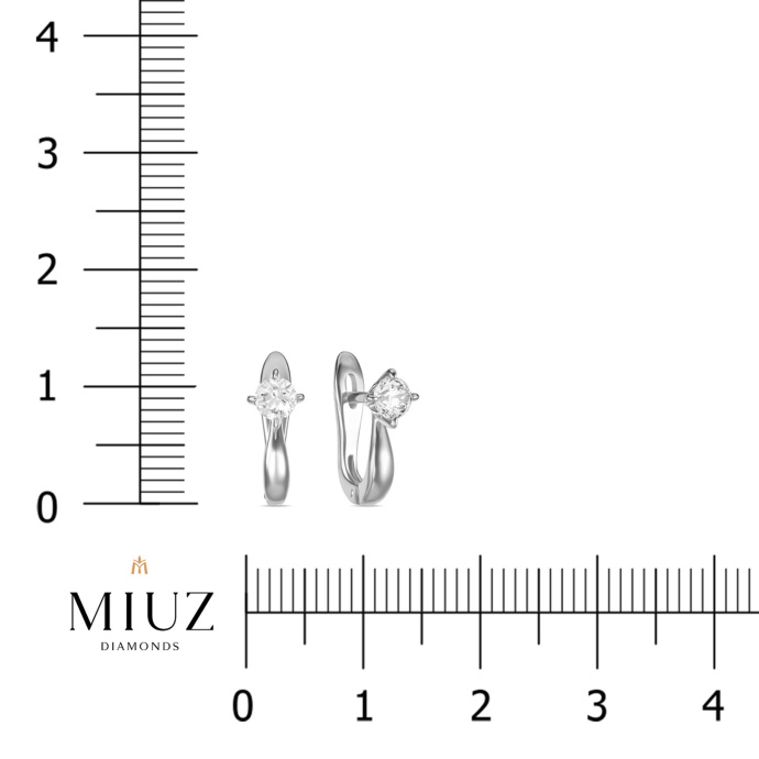 Серьги с бриллиантами - фото 3