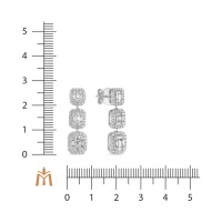 Серьги с бриллиантами - фото 2 Серьги с бриллиантами - фото 2