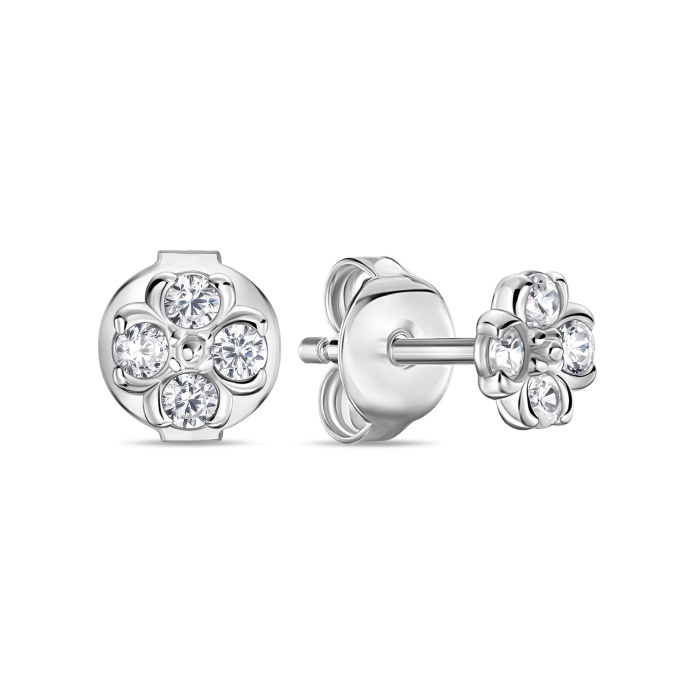 Серьги с фианитами - фото 3