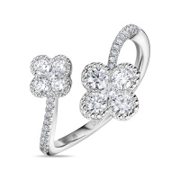 Кольцо с бриллиантами - фото 1