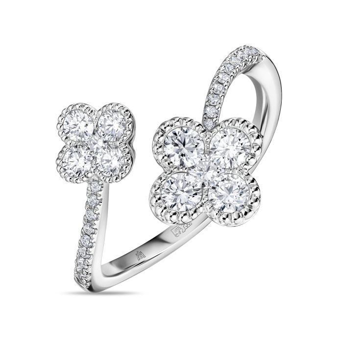 Кольцо с бриллиантами - фото 1