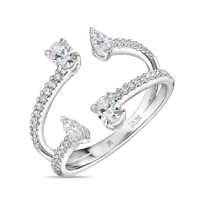 Кольцо с бриллиантами - фото 1 Кольцо с бриллиантами - фото 1