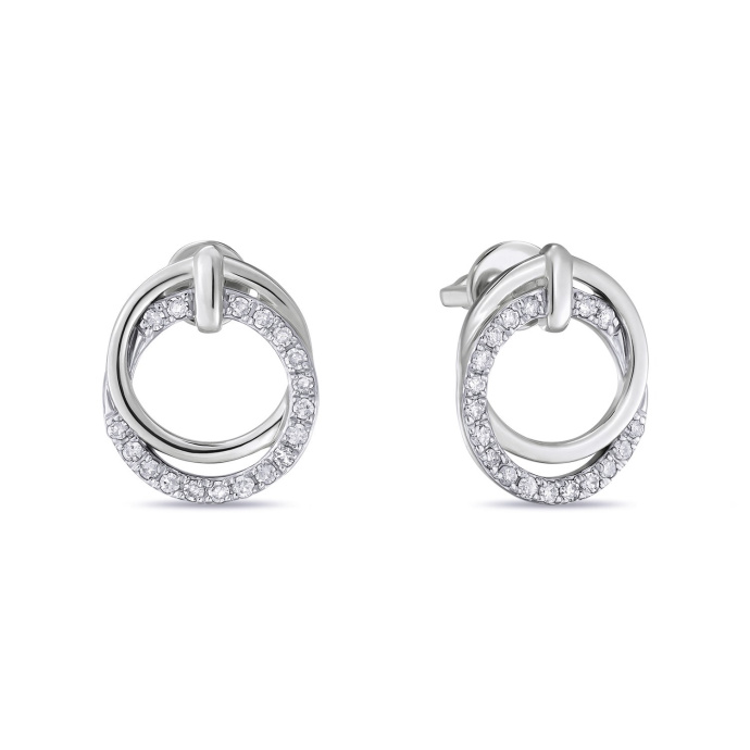 Серьги с бриллиантами - фото 1 Серьги с бриллиантами - фото 1