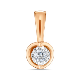 Подвеска с бриллиантом