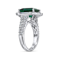 Кольцо с бриллиантами и турмалином - фото 2 Кольцо с бриллиантами и турмалином - фото 2