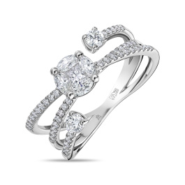 Кольцо с бриллиантами