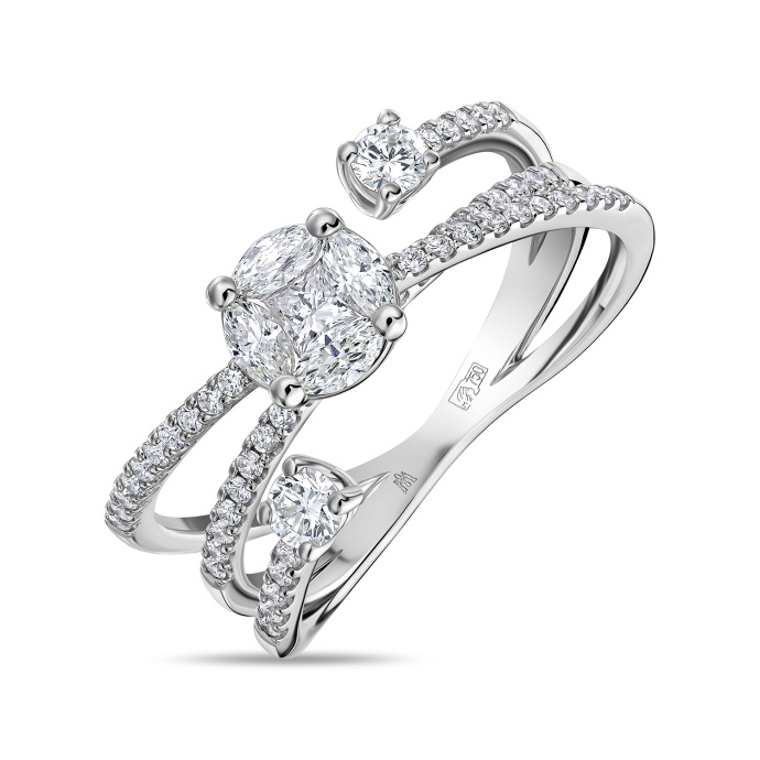 Кольцо с бриллиантами - фото 1 Кольцо с бриллиантами - фото 1