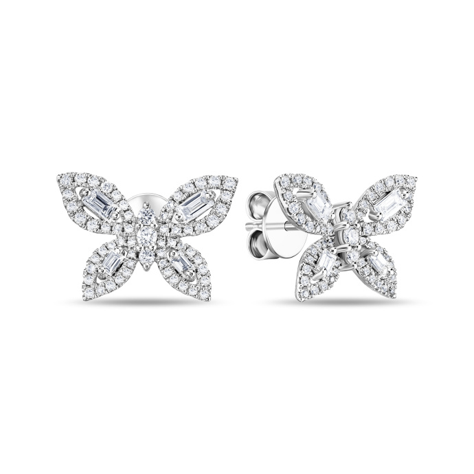 Серьги с бриллиантами - фото 1 Серьги с бриллиантами - фото 1