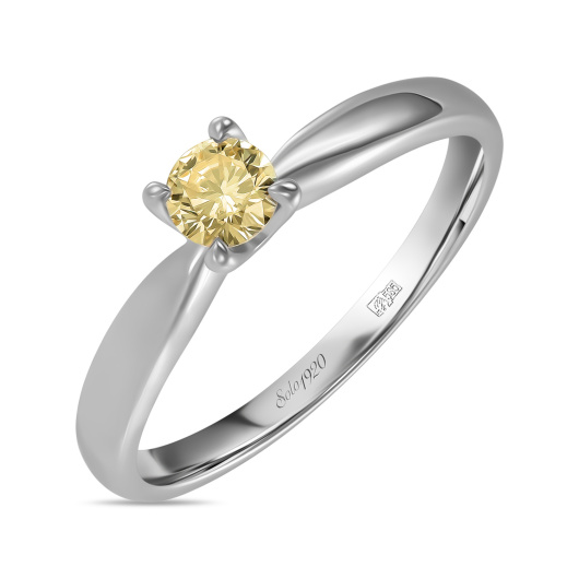 Кольцо с бриллиантом