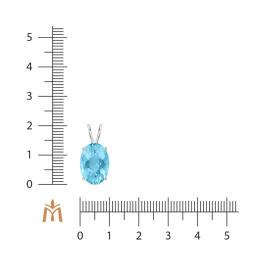 Подвеска с топазом