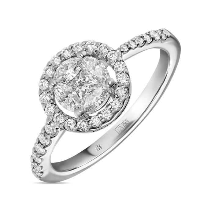 Кольцо с бриллиантами - фото 1 Кольцо с бриллиантами - фото 1