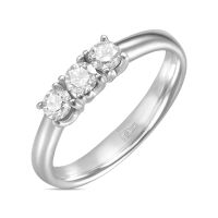 Кольцо с бриллиантами - фото 1