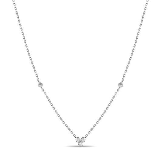 Колье с фианитами