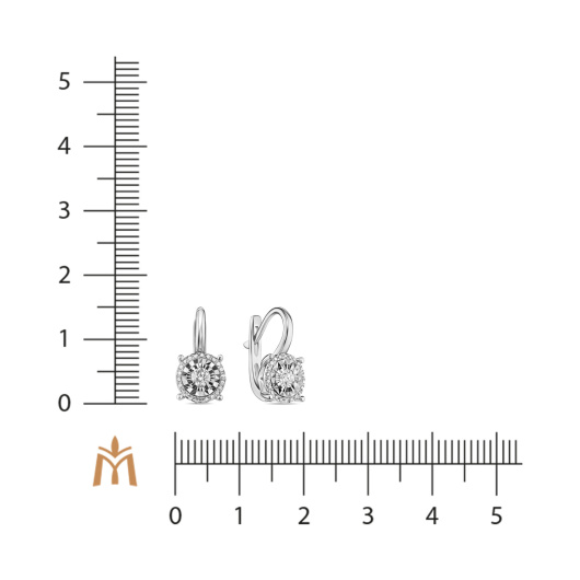 Серьги с бриллиантами