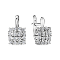 Серьги с бриллиантами - фото 1