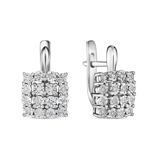 Серьги с бриллиантами