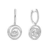 Серьги с бриллиантами - фото 1 Серьги с бриллиантами - фото 1