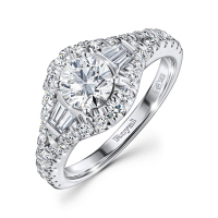 Кольцо с бриллиантами - фото 1