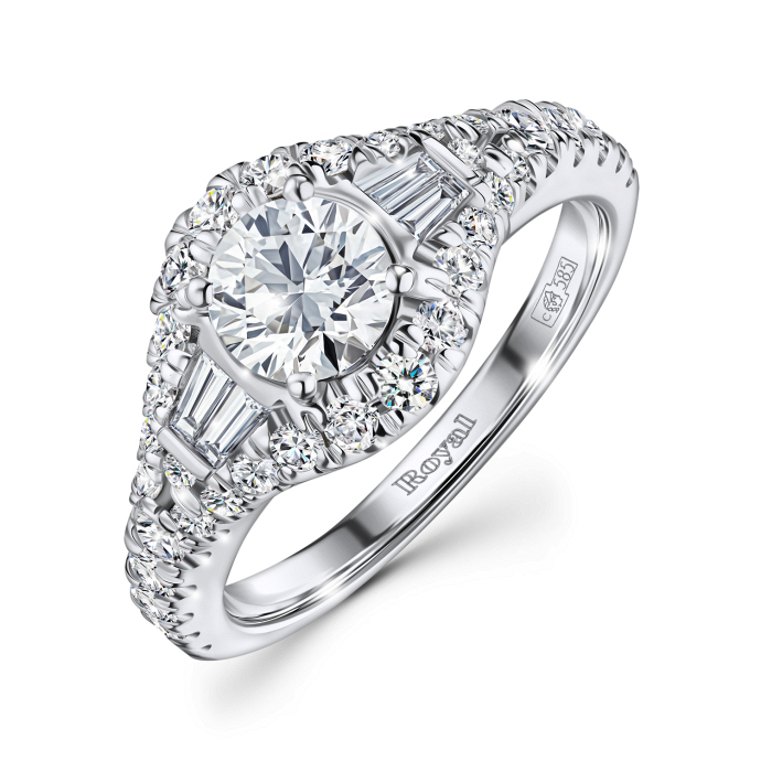 Кольцо с бриллиантами - фото 1