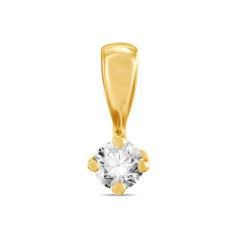 Подвеска с бриллиантом