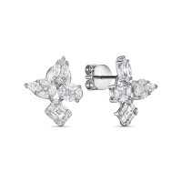 Серьги с бриллиантами - фото 1