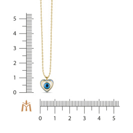 Колье с эмалью