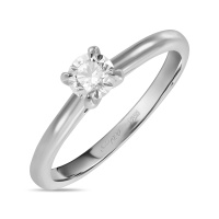 Кольцо с бриллиантом - фото 1