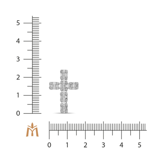 Крест с бриллиантами