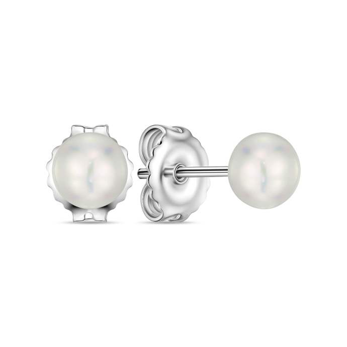 Серьги с жемчугом - фото 1